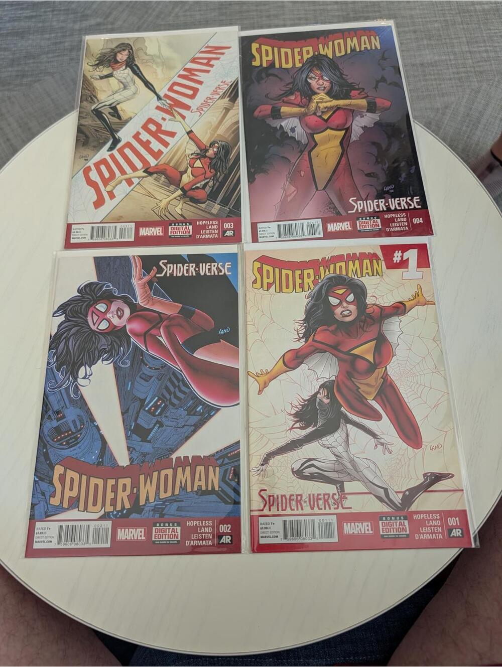 Spider-Woman Spider-Verse Comic Book Set Issues #1-4 Vol. 5